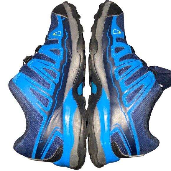 Salomon Junior XA Pro 3D CSWP Hiking Shoes Gore-Tex Waterproof Blue & Yellow low - Picture 9 of 14